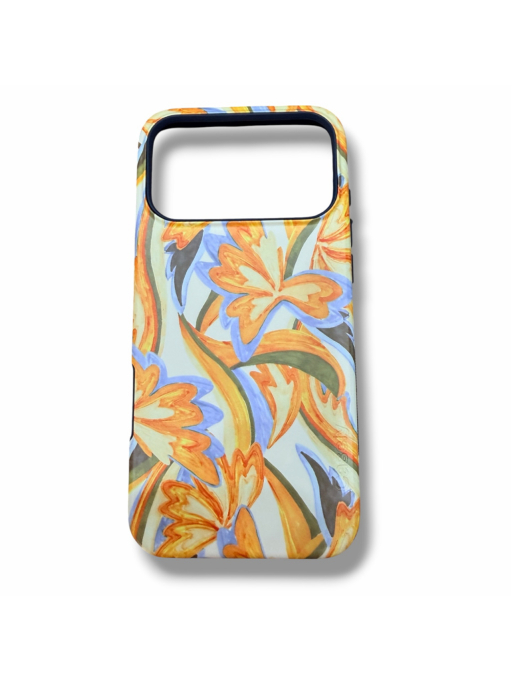 Casely Bold MagSafe Case iPhone 17 Pro Max Blue Orange Floral Protective New - Picture 9 of 9